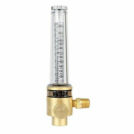 VICTOR Regulator, Flowmeter, Medium-Duty, Argon, Helium Gas 1000-0257